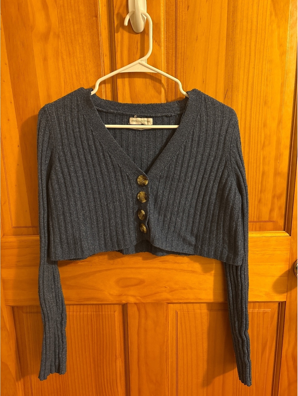 Coquette Balletcore Granola Urban Outfitters Small Kai Cropped Knit Cardigan